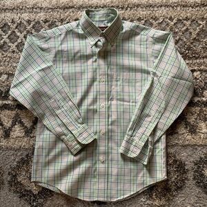 Brooks Brothers Plaid Button Down Shirt Boys Small